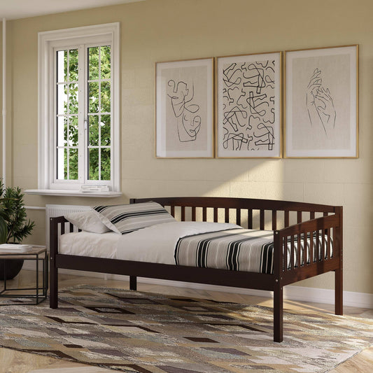 Lydia Daybed, Twin Size Wood Frame, Espresso