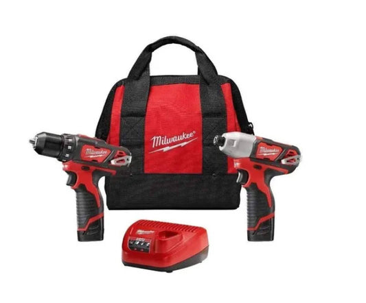 M12 Cordless 2-Tool Drill/Impact Combo Kit 2494-22