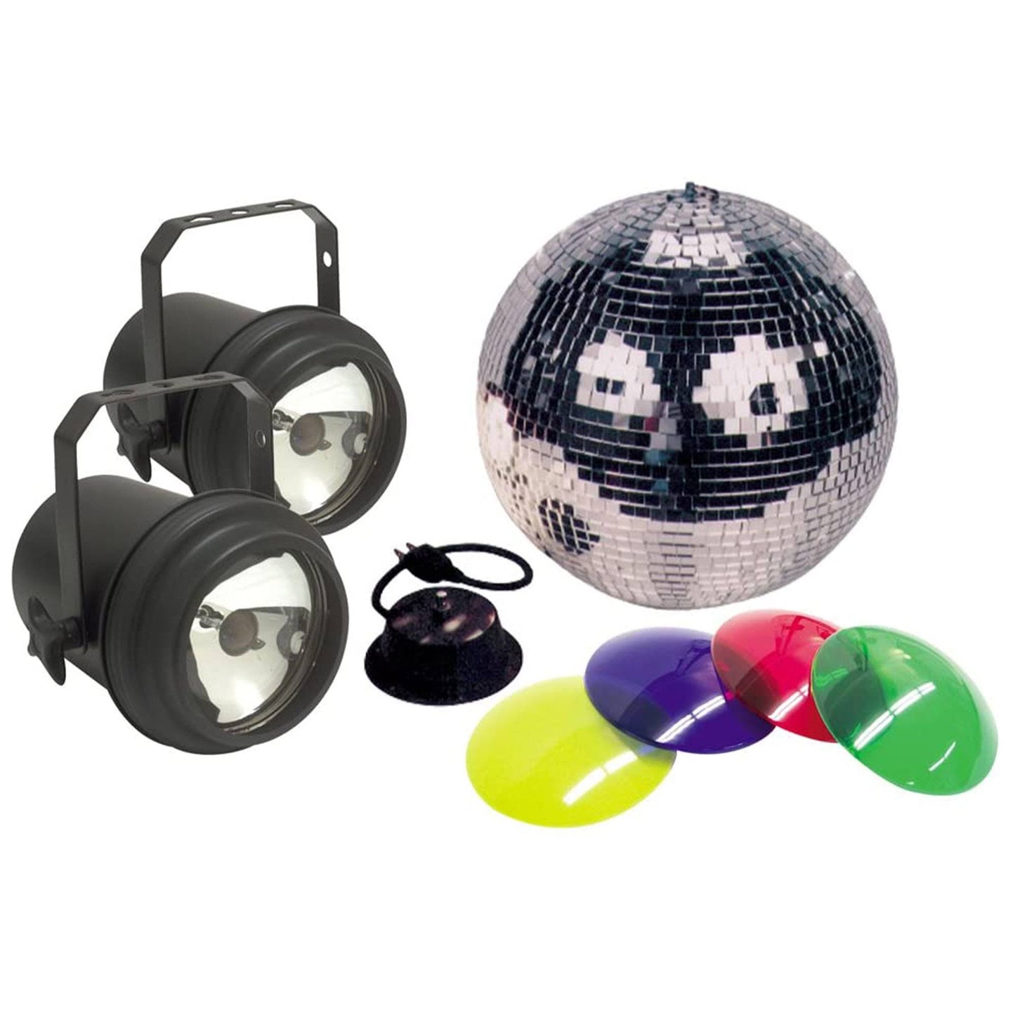 M-502l 12 Inch Mirror Ball Package With 2 Pinspots