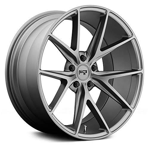 M116 Misano 18x8 5x4.5" +40mm Gunmetal Wheel Rim 18" Inch