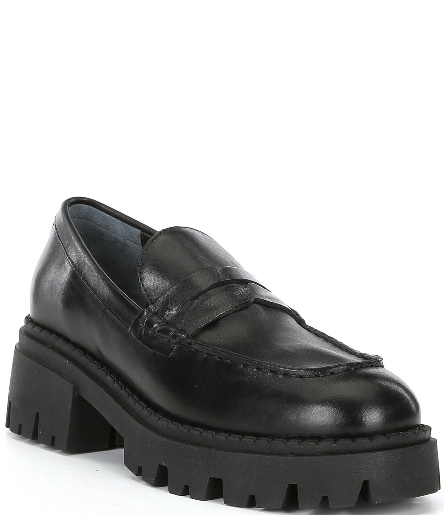 Lyra Lug Sole Loafer Euro 38 Us 8 Women's Black