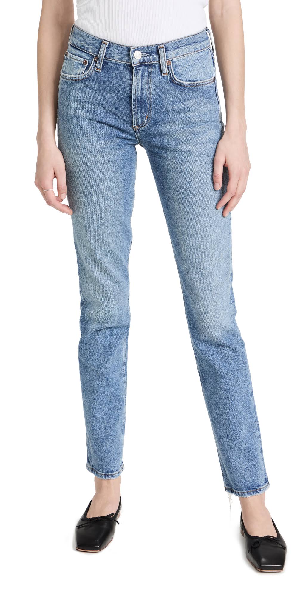 Lyle: Low Rise Slim Jeans