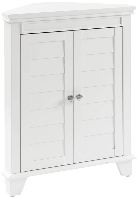 Lydia Corner Cabinet - White