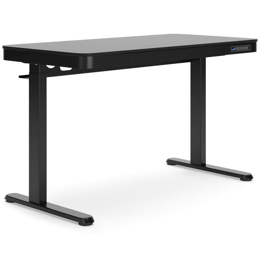 Lynxtyn Adjustable Height Home Office Desk Black, Red