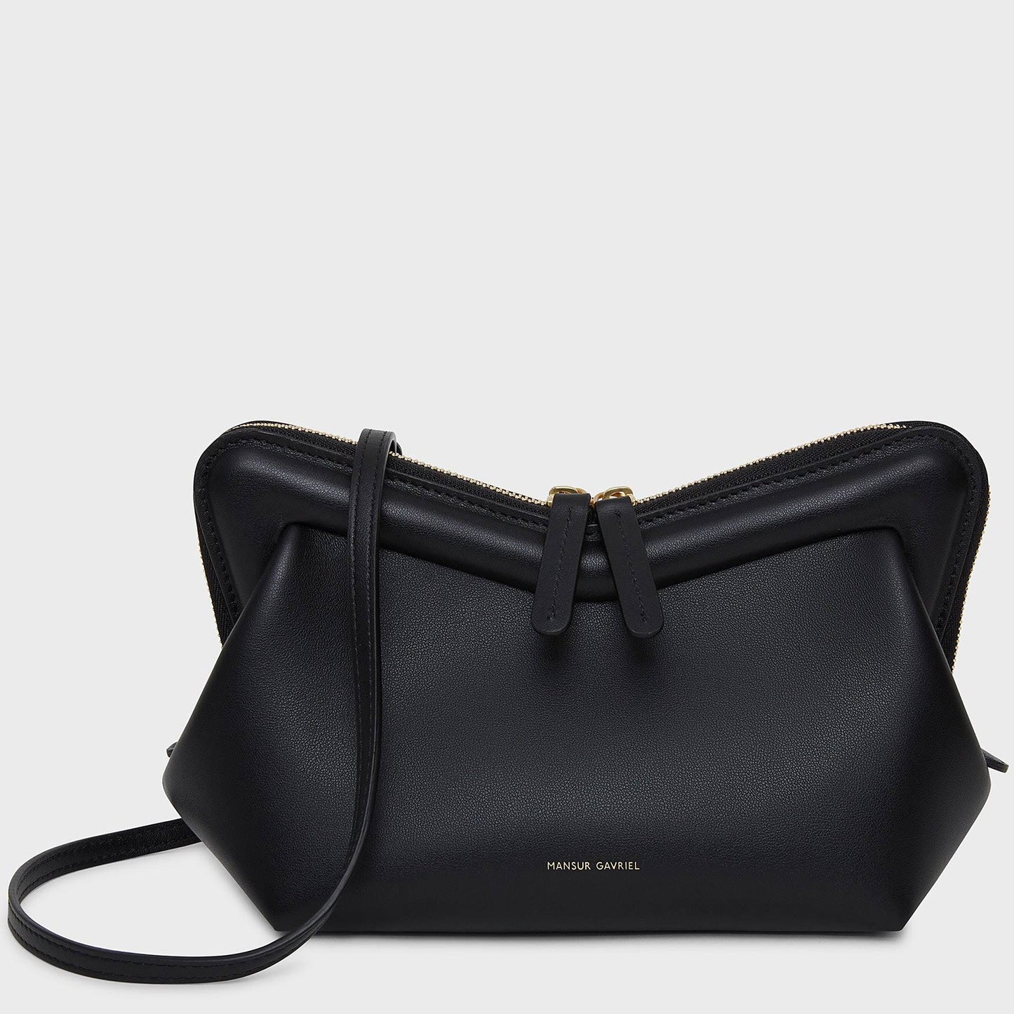 M Frame Shoulder Bag In Black/Flamma