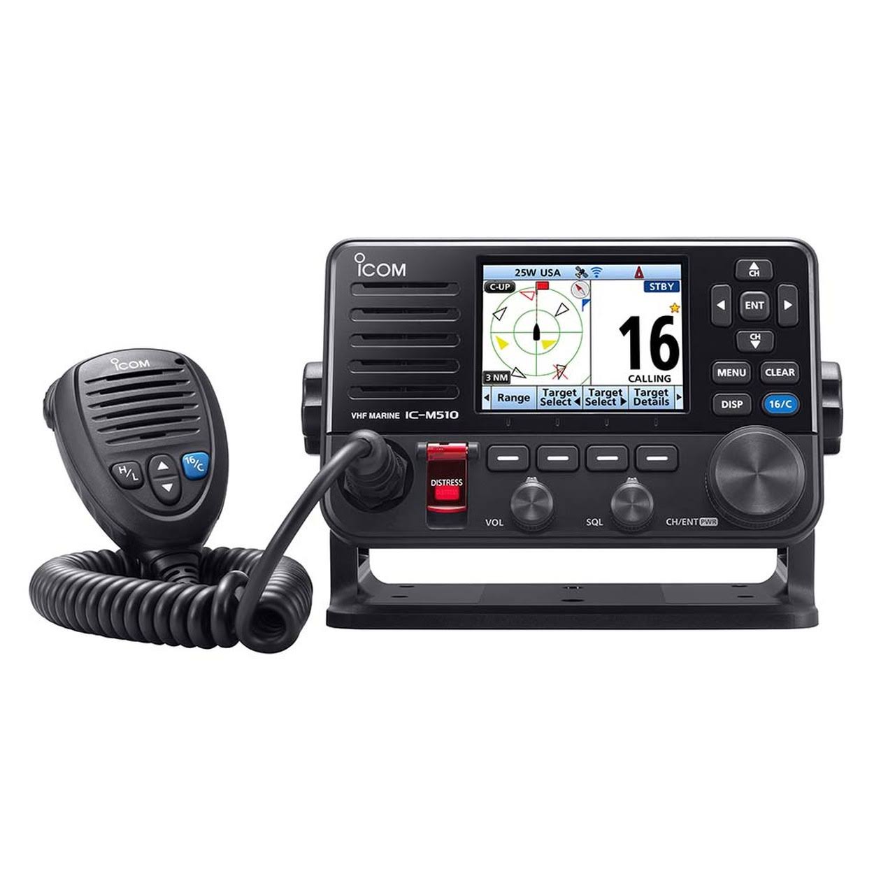 M510 Vhf Radio Wireless Smart Device Operation Black