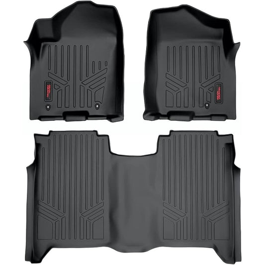 M-81602 Heavy Duty Floor Mats (Front/Rear) Nissan Titan Crew Cab 2004-2015