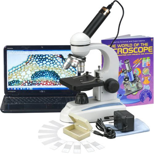 M149c-Pb10-Wm-E 40x-1000x Student Compound Microscope With