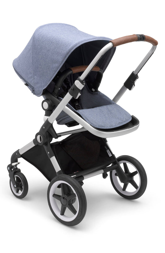 Lynx Complete Stroller Aluminum/Blue Melange