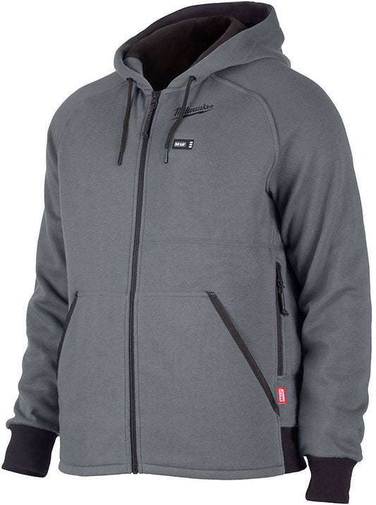 M12 Heated Hoodie Gray Size Large - 306g-20l